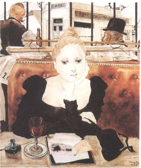 femmeauverredeleonardTsuguoharuFoujita