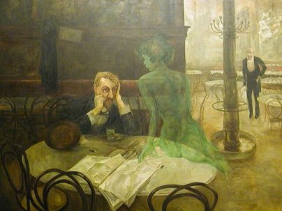 buveur d'absinthe de viktor oliva