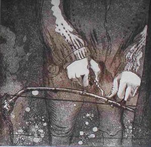 travaux de vigne : le liage