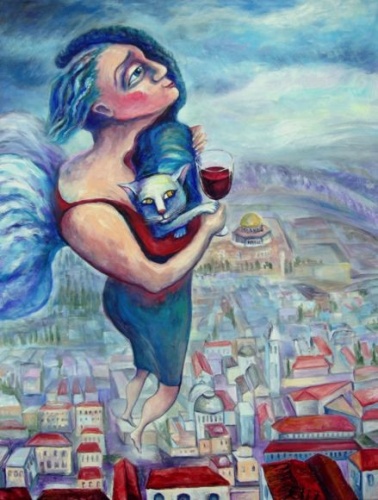 femme et le vin, de nesis elisheva