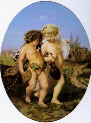 Drunken_Bacchus_and_Cupid_Gerome