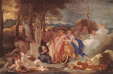 Bacchus et Ceres avec les Nymphes et les Satyres desebastienbourdon